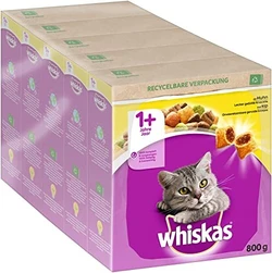 Whiskas Droge Brokjes 1+ Kip 5x800g