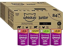 Whiskas Maaltijdzakjes 2-12 maanden Classic Selectie in Saus 84x85g 
