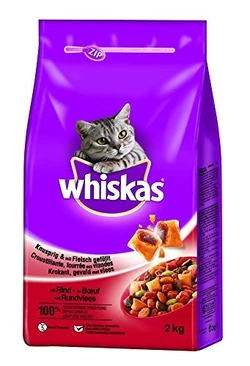 Whiskas Droge Brokjes 1+ Rund 2 kg