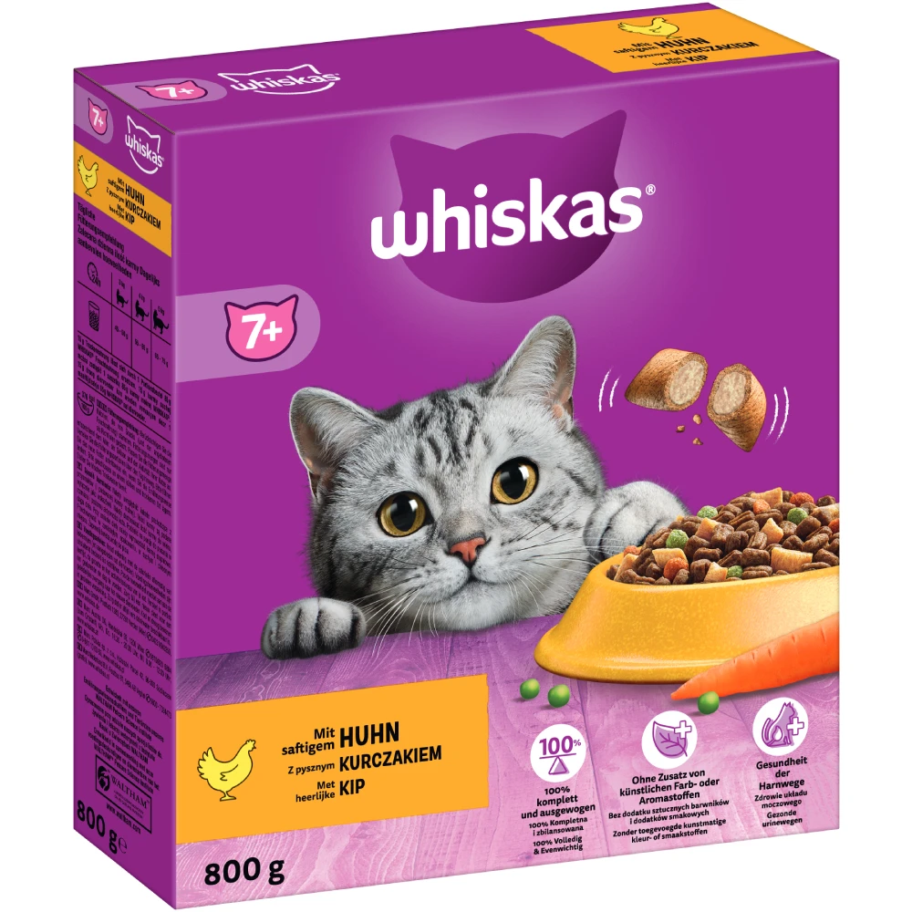 Whiskas Droge Brokjes 7+ Kip 950 gr