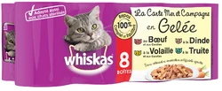 Whiskas Blik 1+ Gelei Mix 8x390g