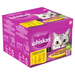 Whiskas Maaltijdzakjes 7+ Gevogelte Selectie in Saus 24 x 85g