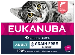 Eukanuba Graanvrij Pate Adult Zalm 12x85g