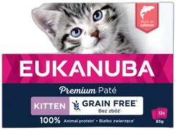 Eukanuba Graanvrij Pate Kitten Zalm 12x85g