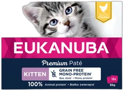Eukanuba Graanvrij Pate Kitten Kip 12x85g