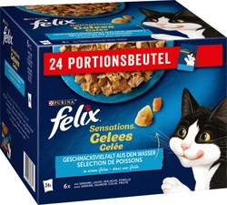 Felix Sensations Gelei met Vis 24x85g