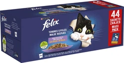 Felix Malse Reepjes mix - Vlees & Vis in gelei - 44 x 85g