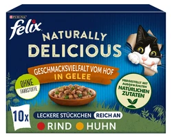 Felix Naturally Delicious Farm selectie in gelei 10 x 80g