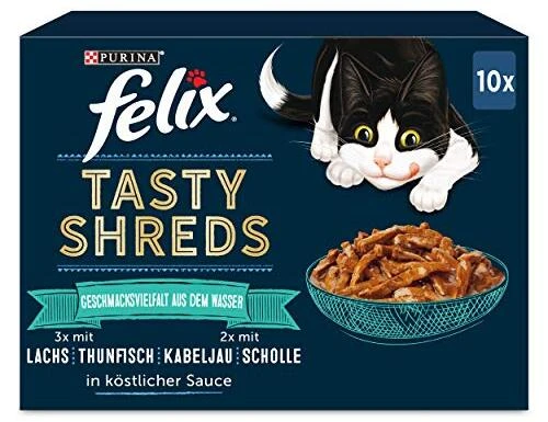 Felix Heerlijke Reepjes Vis Selectie 12 x 80 gr