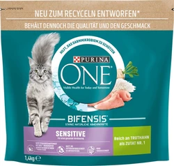 Purina One Sensitive Kalkoen1,4 kg