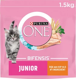 Purina ONE Junior - Kattenvoer - Kip & Volkoren Granen - 1.5kg