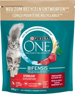 Purina One Sterilcat Droogvoer Rund 900 g