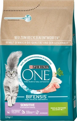 Purina One Sensitive Kalkoen, 2.8 kg
