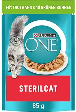 Purina One Sterilcat Natvoer Kalkoen 85g