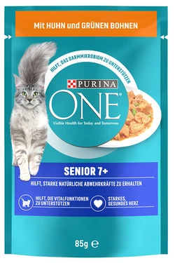Purina One Senior 7+ Natvoer 85g