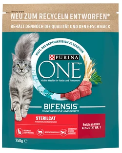 Purina One Sterilcat Droogvoer Rund 750g