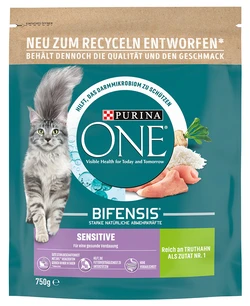 Purina One Sensitive Kalkoen 750g