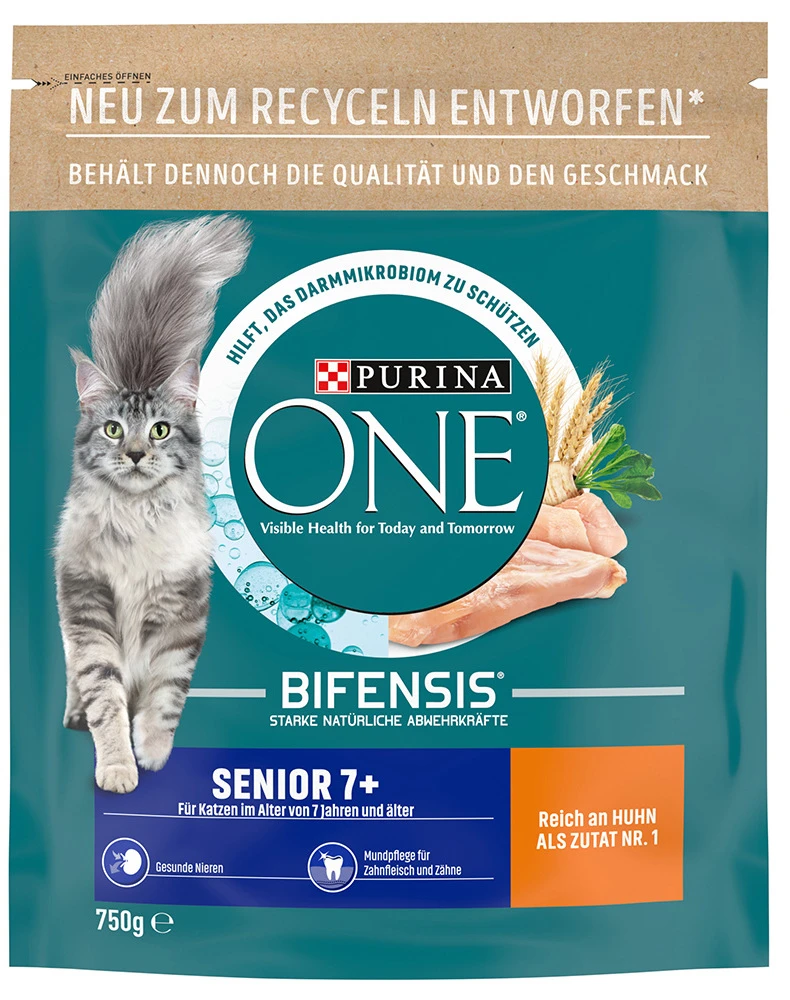 Purina One - Senior - Rijk aan Kip - 1,5kg