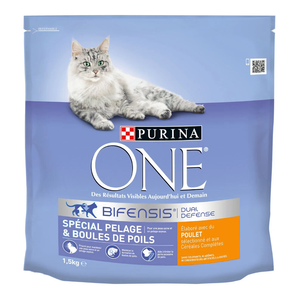 Purina One Vacht en Haarbal Kip 800 g