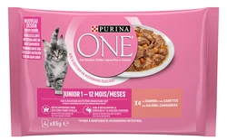 Purina One Junior 1-12 Natvoer 12x 85g Purina One Junior 1-12 Natvoer 12x 85g