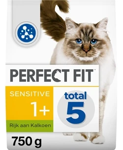 Perfect Fit - Adult - Sensitive - Kattenbrokken - Kalkoen - 4x750g