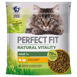 Perfect Fit  Natural Vitality Kip & Kalkoen Kattenvoer - 2,4 kg