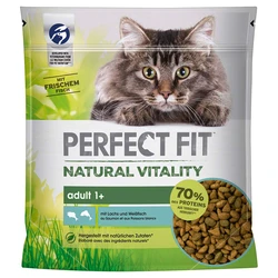 Perfect Fit Natural Vitality Adult 1+ Zalm en Witvis Droogvoer 650g