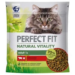 Perfect Fit Natural Vitality Adult 1+ Rund en Kip Droogvoer Katten 650g