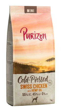 Purizon Coldpressed Mini Zwitserse Kip met Hennepolie 1 kg