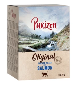 Purizon Adult Kipfilet met Zalm Kattenvoer Natvoer 6 x 70 g