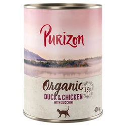 Purizon Organic Eend en kip met courgette 400g