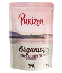 Purizon Organic Eend en kip met courgette 85 g
