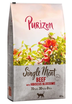 Purizon Single Meat Rund met Hibiscusbloesem 6,5 kg