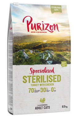 Purizon Sterilised Turkey & Chicken 6,5 kg