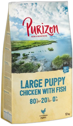 Purizon Large Puppy Kip met Vis Honden Droogvoer 12 kg