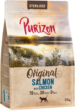 Purizon Sterilised Adult Zalm met Kip 2,5 kg