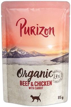 Purizon Organic: Rundvlees en kip met wortel 85 g