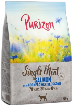 Purizon Single Meat Zalm met Korenbloembloesem Kattenvoer 400 g