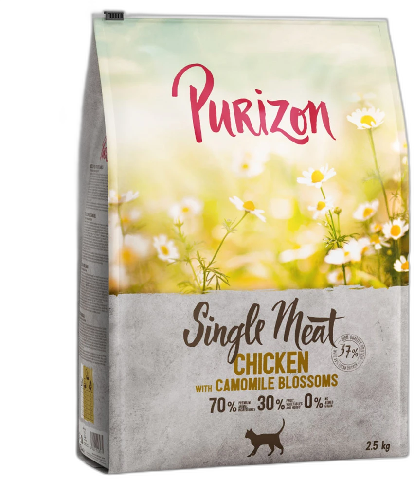 Purizon Single Meat Kip met Kamillebloesem Kattenvoer 400 g