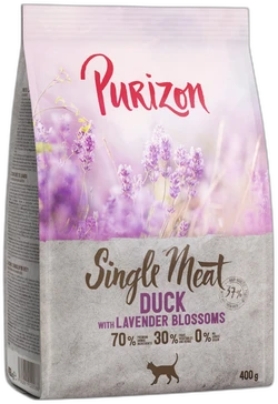 Purizon Adult Singfle Meat Eend met Lavendelbloesem Droogvoer 400 g