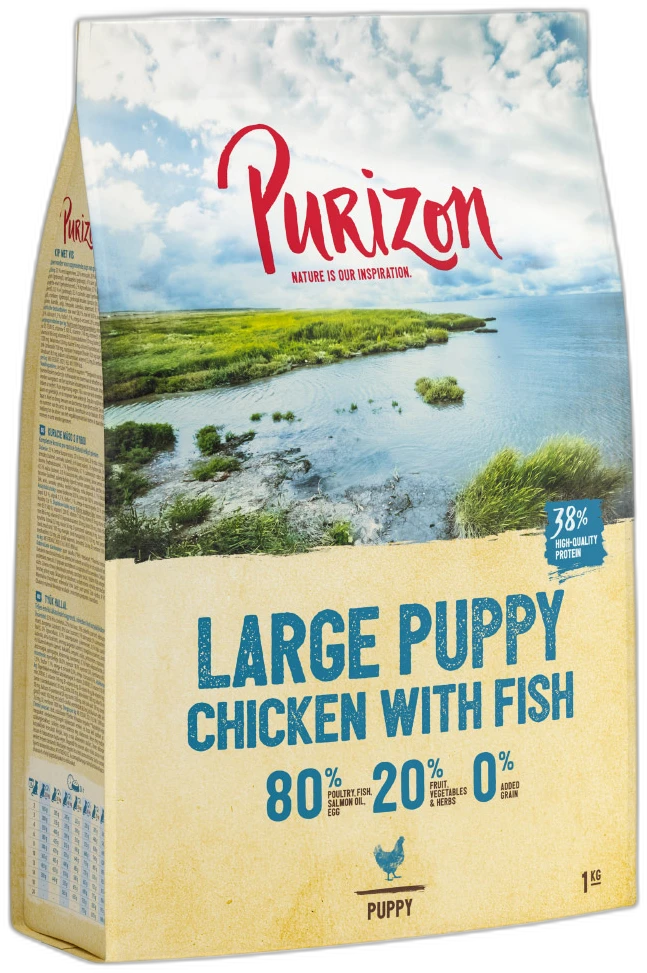 Purizon Large Puppy Kip met Vis Honden Droogvoer 12 kg