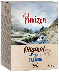 Purizon Kipfilet met zalm 6 x 70 g