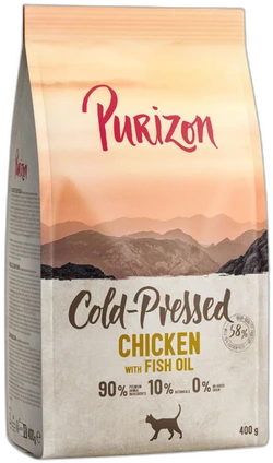 Purizon Adult Kip met Visolie Kattenvoer 400 g