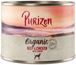 Purizon Organic: Rund en kip met wortel 200 g