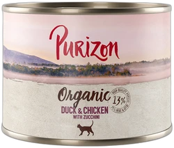 Purizon Organic Eend en Kip met Courgette 200 g