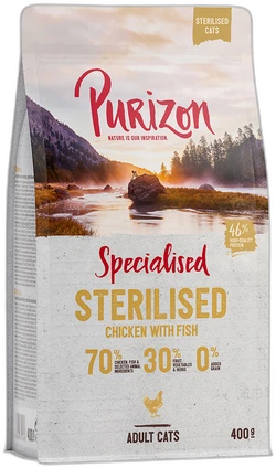 Purizon Sterilsed Adult Kip & Vis Kattenvoer 400 g