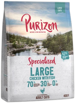 Purizon  Large Adult Kip & Vis  Kattenvoer droog 400 g