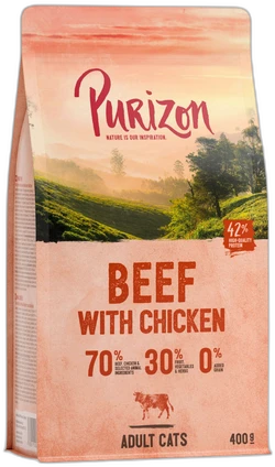 Purizon Adult Rund & Kip Kattenvoer droog 400 g