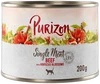 Purizon Single Meat Rundvlees met hibiscusbloemen 200 g