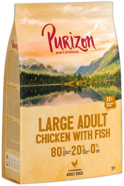 Purizon Large Adult Kip & Vis 1 kg